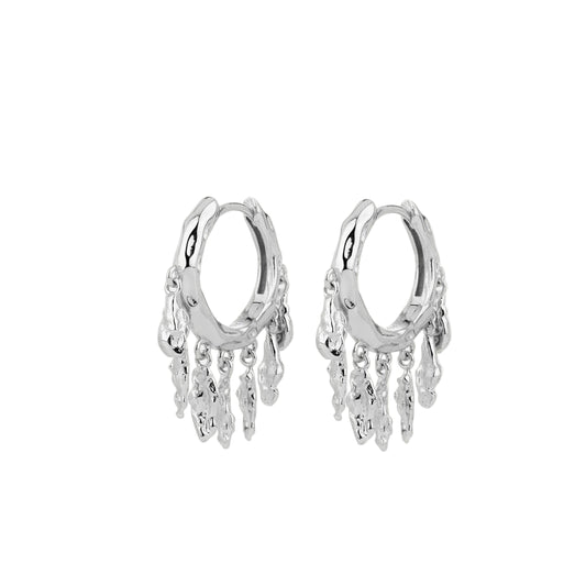 By L - ÖrkÖrk Lokkar 20mm Hoops m. 7x Örkum - Silfur
