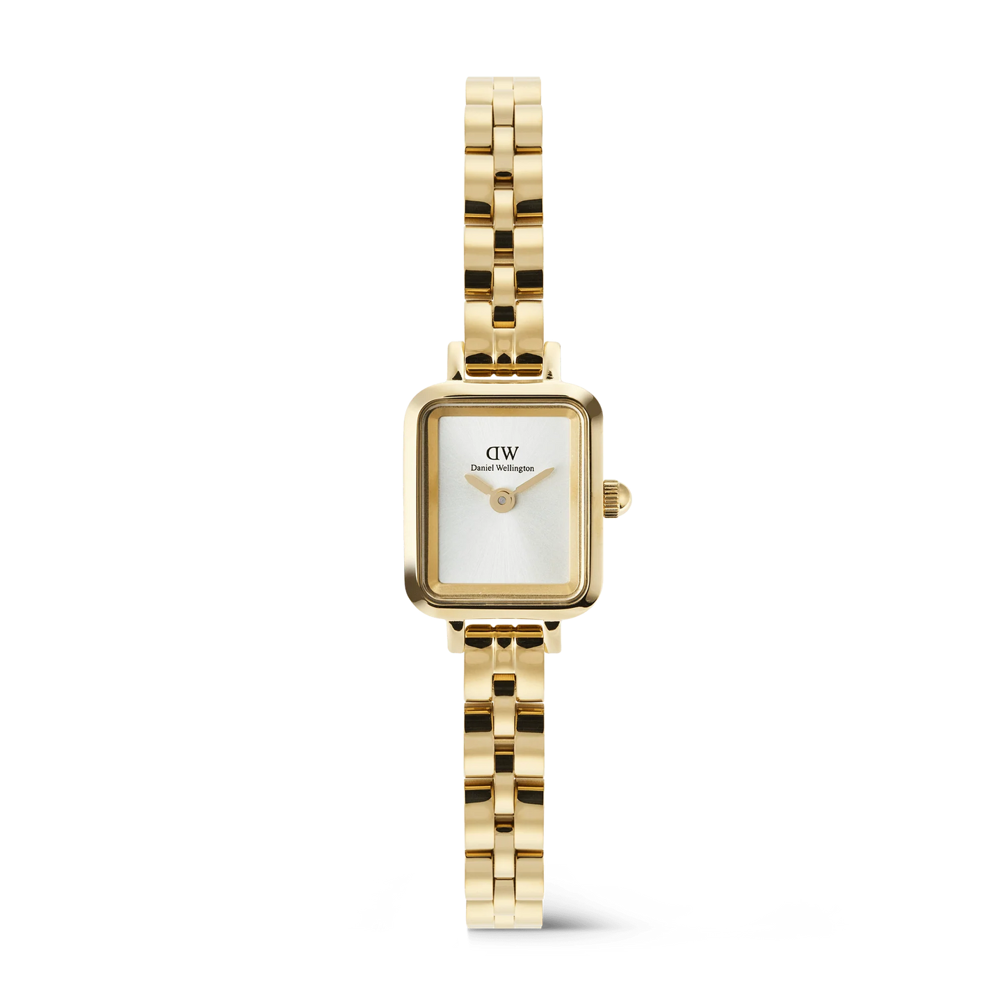 Daniel Wellington - Quadro Mini Arch 3-link White Sunray Gold