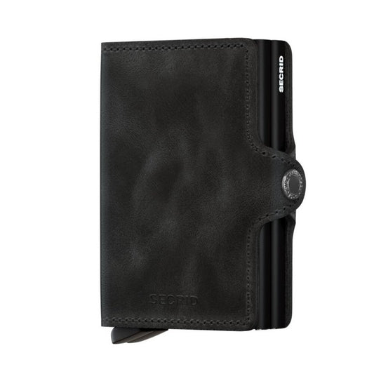 SECRID- Twinwallet Vintage Black