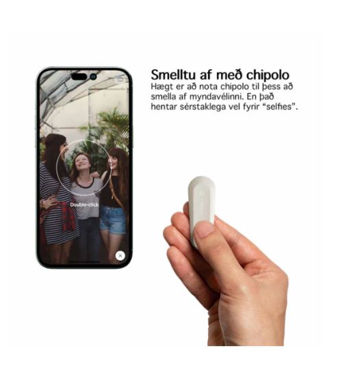 Orbitkey- Chipolo Staðsetningartæki Hvítt