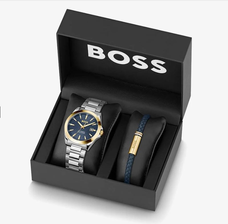 BOSS - Strike Gjafasett (Úr & Armband)