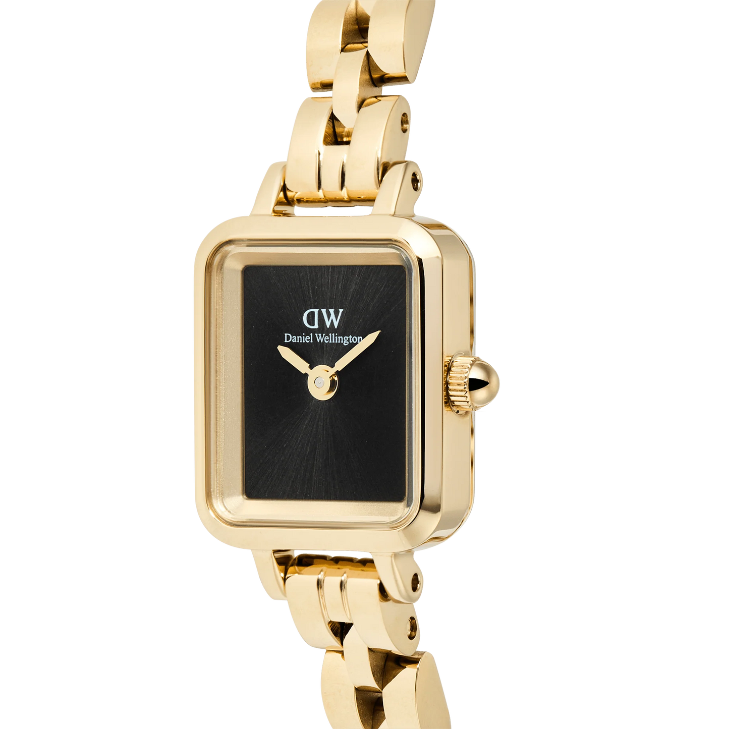 Daniel Wellington - Quadro Mini Arch 3-link Onyx Sunray  Gold