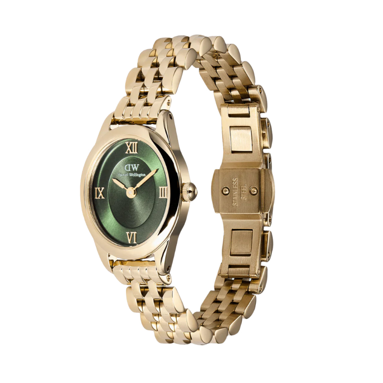 Daniel Wellington - Ophelia Mini Gold með grænni skífu