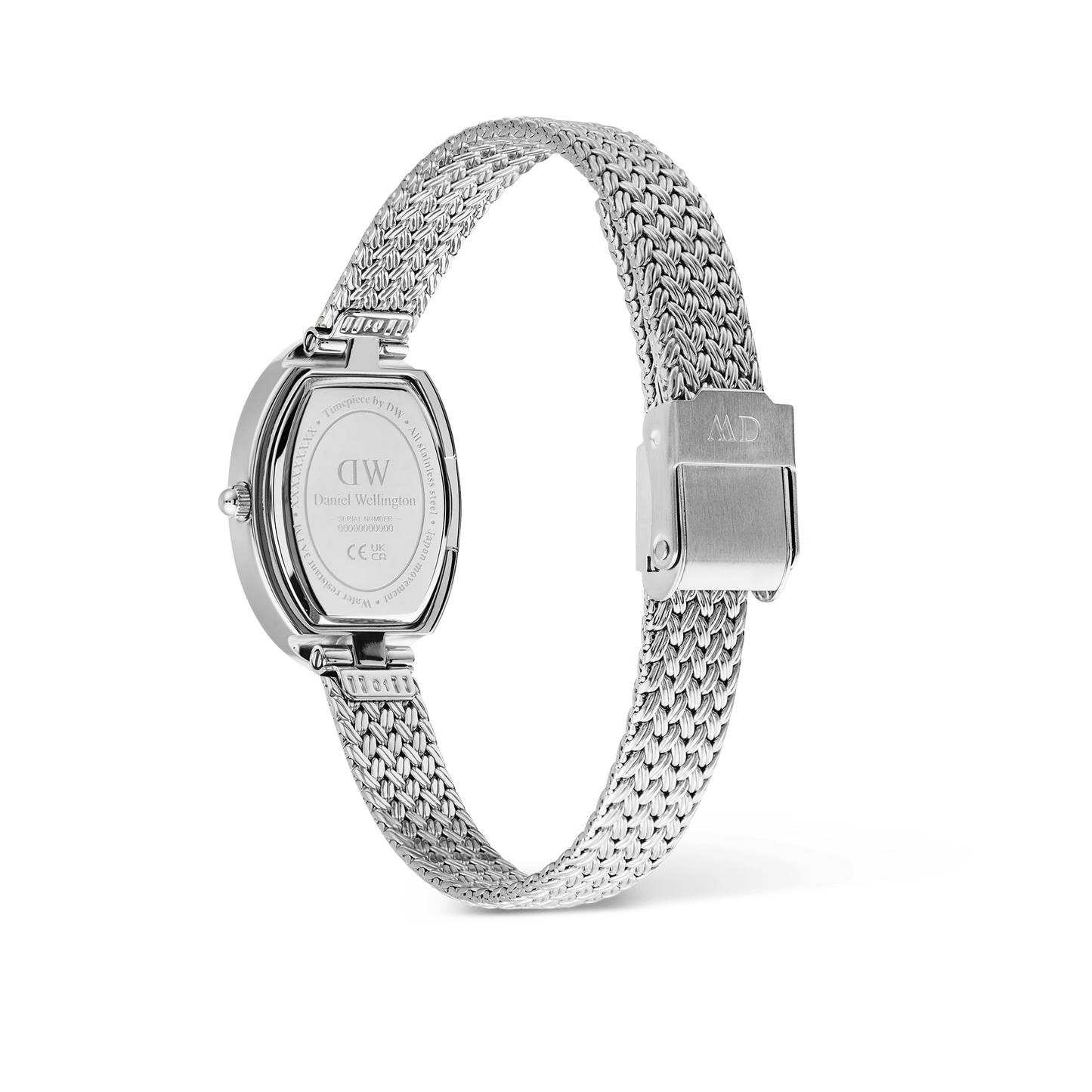 Daniel Wellington - Juliette Braided Mesh White Sunrey Silver